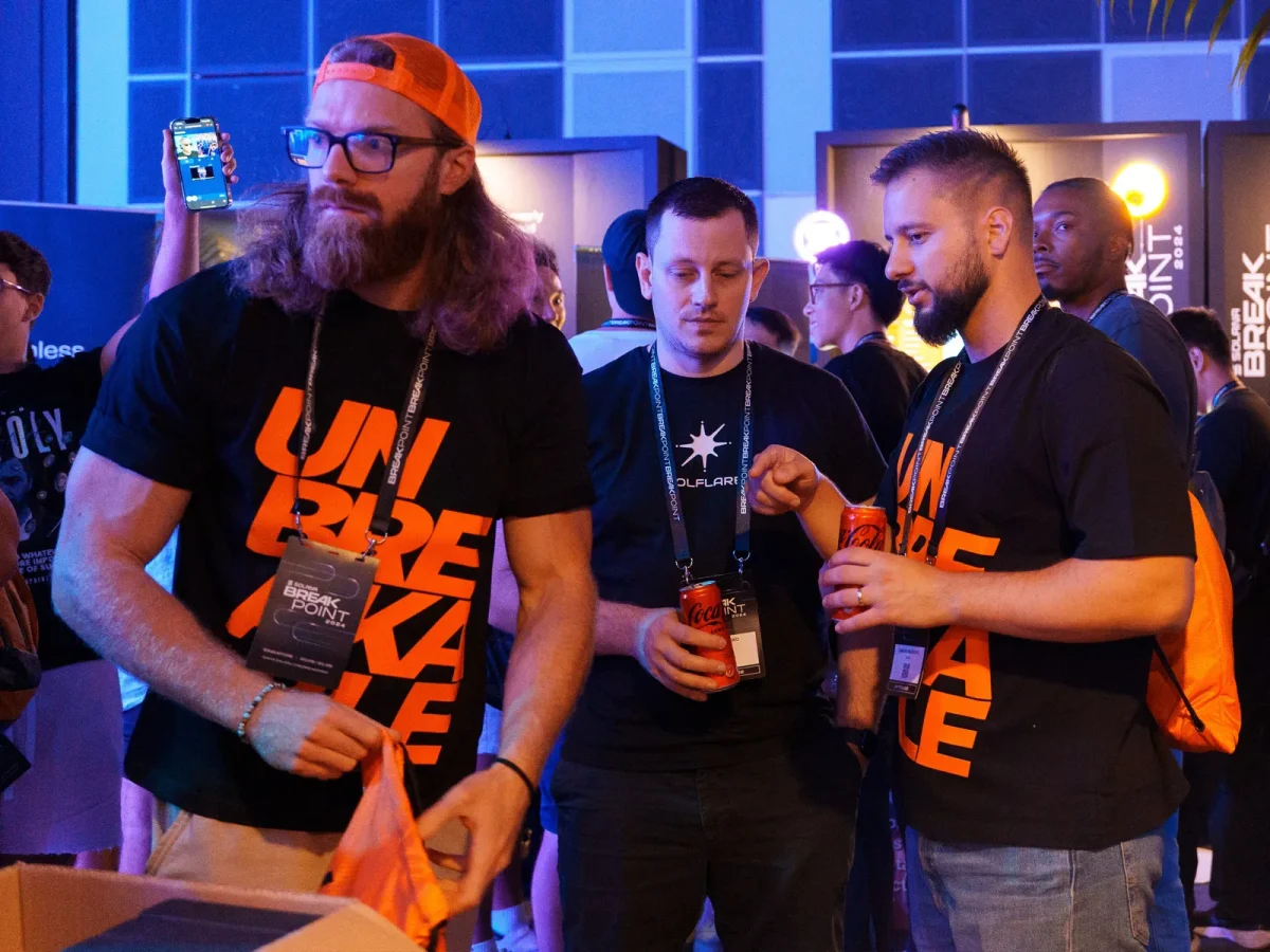 image of colleagues at the event